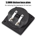 thumbnail image 3 of GUYUTING Easy Install Speaker Terminal Box Black ABS Silver Connectors Fits 5mm Cable for DIY Speaker Projects Home Audio, 3 of 8