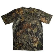 Moisture Management Short Sleeve Tee in Mossy Oak "Break-Up"