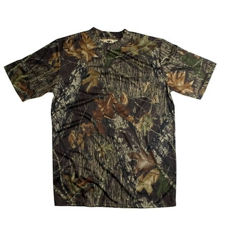 Moisture Management Short Sleeve Tee in Mossy Oak "Break-Up"