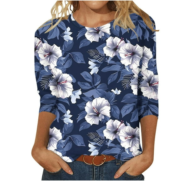 Women Summer Tops V Neck Plus Size Blouses for Women 2X Cute Shirts Trendy Going Out Plus Size