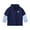 Navy, variant on Toddler Boys Girls Long Sleeve Polo Shirt, Casual Color Block Cute Bear Print Tops for Kids Back to School Wear, Navy Size:2-3 Years