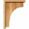 thumbnail image 3 of 6"W x 12"D x 16"H Huntington Rough Sawn Corbel w/Backplate, Western Red Cedar, 3 of 9