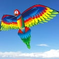 thumbnail image 3 of Cometa enorme estereoscópica para niños y adultos, cometa fácil de volar, cuerda de una sola línea de 100m para playa, parque, viaje familiar, juegos al aire libre Romacci cometa, 3 of 7