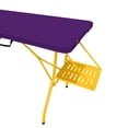thumbnail image 6 of Creative Outdoor – 6ft Folding Table with Wheels - heavy duty indoor/outdoor – Purple / Yellow, 6 of 9