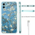thumbnail image 5 of Van Gogh Branch Case for iPhone 11,Aesthetic Colourful Floral Plant Case for Men Women,Unique Trendy TPU Bumper Case Cover, 5 of 5