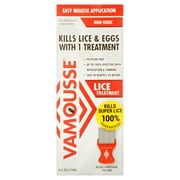 Vamousse Head Lice Treatment, 6 Oz