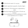 thumbnail image 2 of QCY T1C Auriculares Bluetooth in-ear gamer inalámbricos Color Blanco, 2 of 8