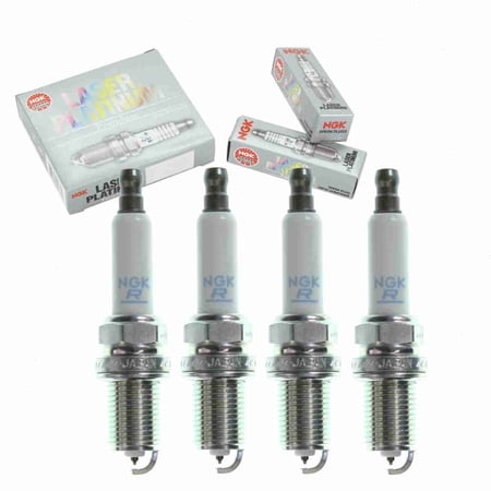 4 pc NGK 7963 Laser Platinum Spark Plugs for 101 000 063 AC FR6KPP33 Ignition Wire Secondary Fits select: 2003-2006 PORSCHE CAYENNE, 2003 AUDI RS6