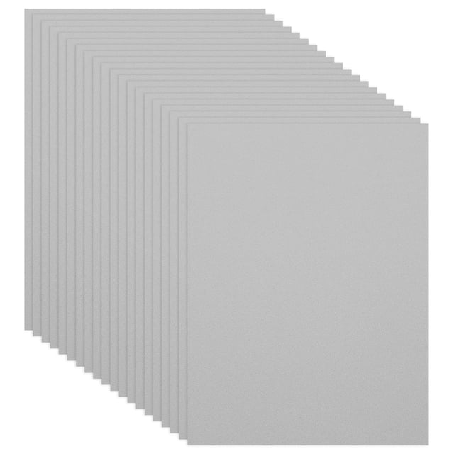 Uxcell 20 Pcs Hojas de Espuma EVA Grises, 11.8 x 7.87 Pulgadas, Hojas de Espuma de 1 mm de Grosor para Manualidades