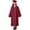 Burgundy, variant on Women's Matte Graduation Gown Cap Tassel Set for College High School Graduates Olive Green