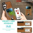 thumbnail image 5 of for Samsung Galaxy S24 FE Case Wallet, 2 in 1 Detachable Magnetic with Card Holder Back Cards Slot RFID Blocking PU Leather Shockproof Protective Stand Phone Case Cover for Women Men - Darkbrown, 5 of 11