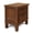 Chestnut Brown, variant on New Classic Furniture Cagney Solid Wood 2-Drawer Nightstand in Chestnut Brown