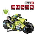 thumbnail image 4 of Remote Control Motorcycle Stunt Toys Stable Signal Eye-catching Plastic 360 Degree Spinning Motorcycle Stunt Toys, 4 of 5