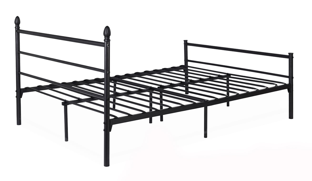 Metal Platform Queen Bed Frame /Bed, Box Spring Replacement w