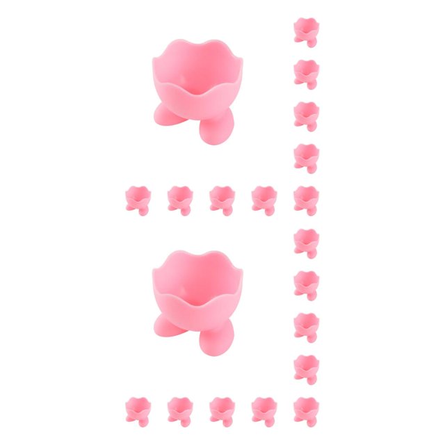 Guardurnaity Estante de almacenamiento de 10 Uds., soporte de exhibición de esponja, organizador de esponjas cosméticas, herramientas de limpieza Rosado 2piezas