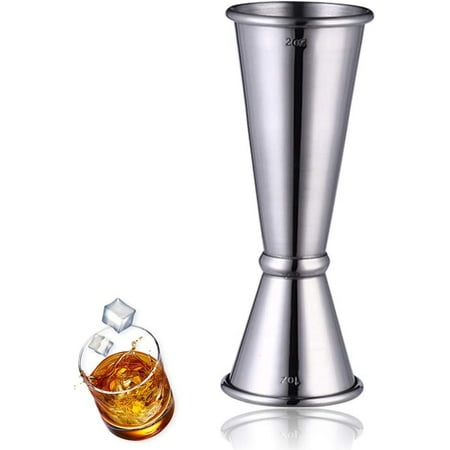 Bar Craft Stainless Steel Dual Measure Spirit Measure  