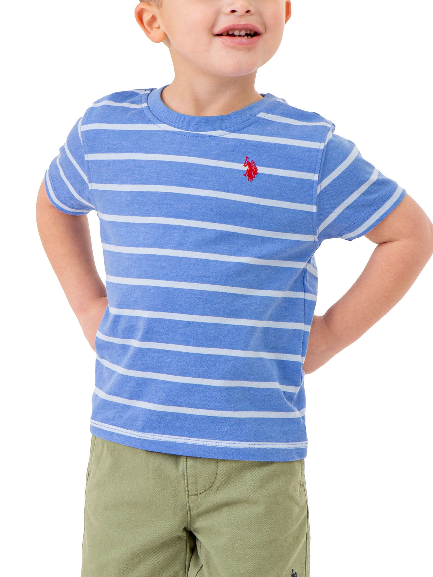 U.S. Polo Assn. Toddler Boys Stripe T-Shirt, Sizes 2T-5T