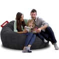 thumbnail image 1 of Puff Cama Queen Size 2 en 1 Baggy Negro 180 x 150 cm, 1 of 4