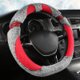 thumbnail image 1 of Funda elástica para volante de coche de 38 cm, funda de invierno para volante, funda térmica para manija de volante, 1 of 7