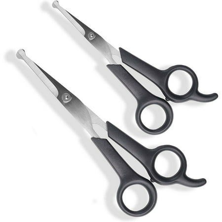 UPC: 0849790104365 | Pets First Pet Grooming Scissors – Body and Facial Tr immer for Dogs and Cats