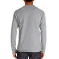 thumbnail image 3 of DYMADE Men Casual Long Sleeve Henley Undershirts Tops, 3 of 5
