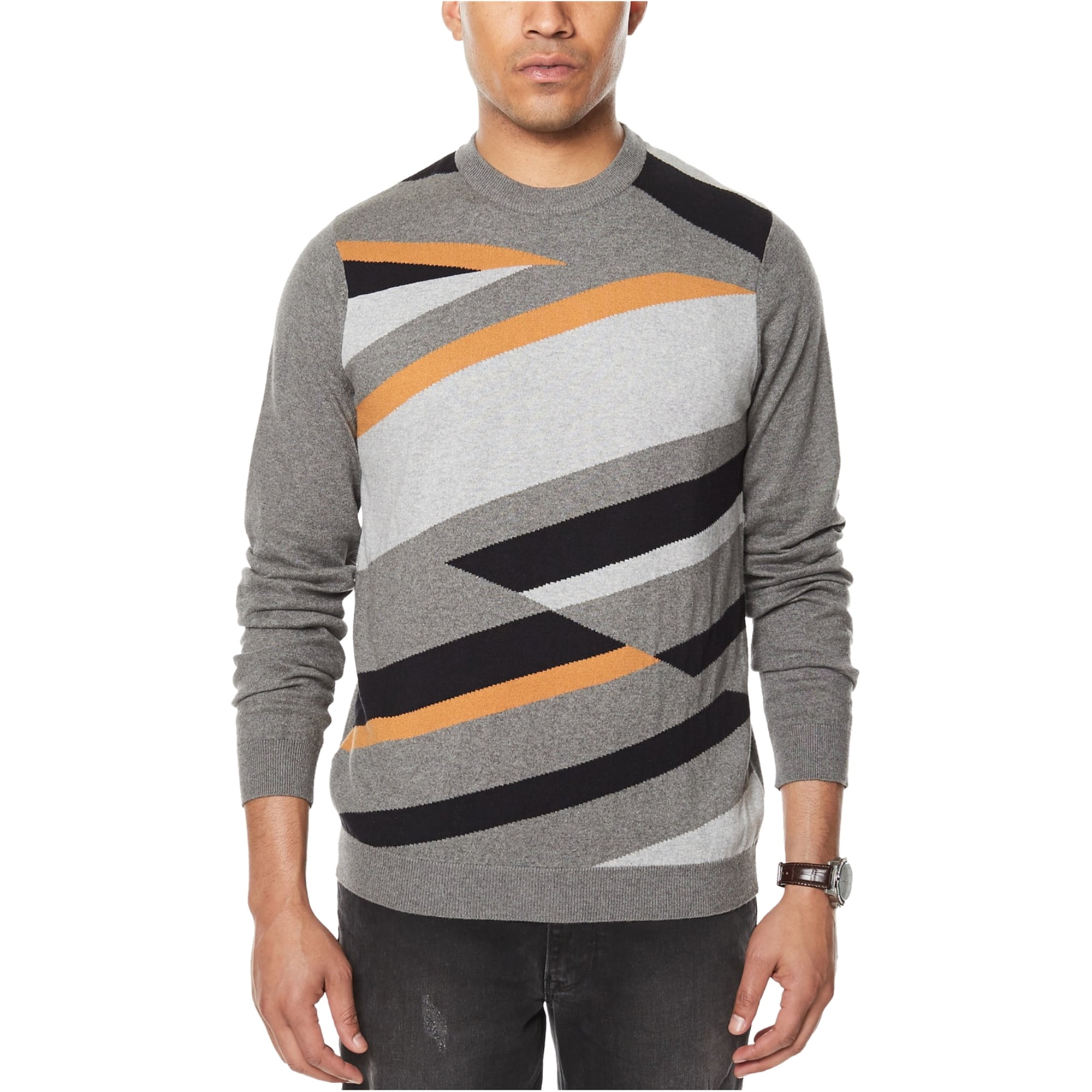 Sean John Mens Intarsia Pullover 