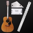thumbnail image 3 of Regla de acero inoxidable para diapasón de guitarra, calibre de guitarra para diapasón de guitarra Regla de cuello de guitarra, 3 of 7