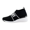 thumbnail image 2 of DKNY Phebe Women's Fashion Sneakers Black/White Size 8 M, 2 of 8