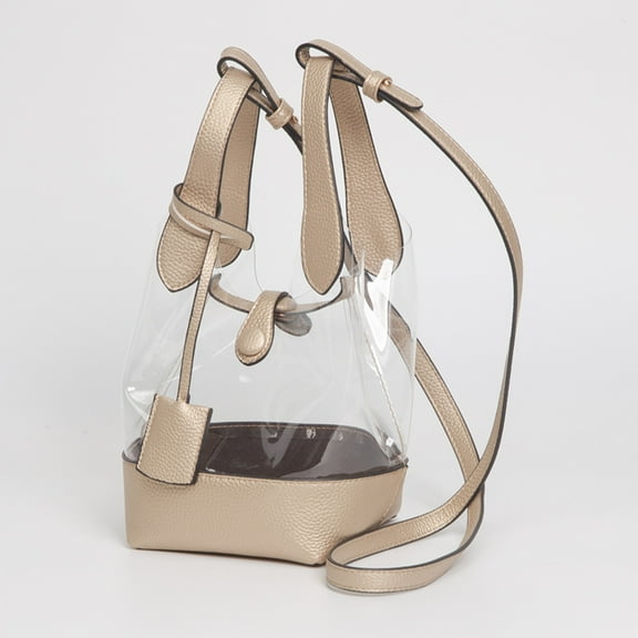 Transparent Bucket Shoulder Bag Crossbody Bag