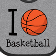 thumbnail image 4 of Inktastic I Heart Basketball Boys or Girls Baby Bib, 4 of 4
