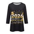 thumbnail image 6 of Ladies Tops And Blouses 2026 T Shirt Casual 3/4 Sleeve Graphic Tees New Years Countdown Tops Women'S Clothing, 6 of 6
