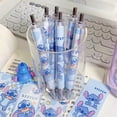 thumbnail image 4 of Disney-Bolígrafo de Anime Kawaii Stitch, 0,5 Mm, bolígrafo de Gel de prensa negra, dibujos animados, Lilo & Stitch, papelería, juguete para estudiantes, regalos, 4 of 5