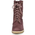 thumbnail image 4 of Dream Pairs Women's Warm Winter Montreal Faux Fur Ankle Boots Fold-Down 2 Style MONTREAL BURGUNDY Size 8.5, 4 of 5
