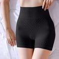 thumbnail image 3 of Bigersell Cotton No Show Underwear Women Clearance High Waisted Cotton Underwear Women Boy Shorts Panty Style P-1052 Cotton Plus Size Panties Cotton Thong Briefs Mid Waist Women's Panties Black XL, 3 of 7
