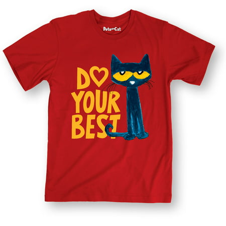 Pete the Cat Pete Do Your Best - Adult Short Sleeve