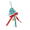 thumbnail image 1 of Christmas Árbol Colgante Adorno Decorativo con Campana Elaborado a Mano en Cuerda Y Metal Apto para Decorar Árboles Paredes Ventanas Y para Regalar en Azul, 1 of 8