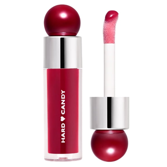 Hard Candy Sweet Treat Hydrating Jelly Lip Oil, Strawberry Drip, Berry Tint, 0.2 fl oz