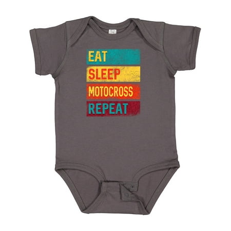 

Inktastic Eat Sleep Motocross Sports Gift Baby Boy or Baby Girl Bodysuit