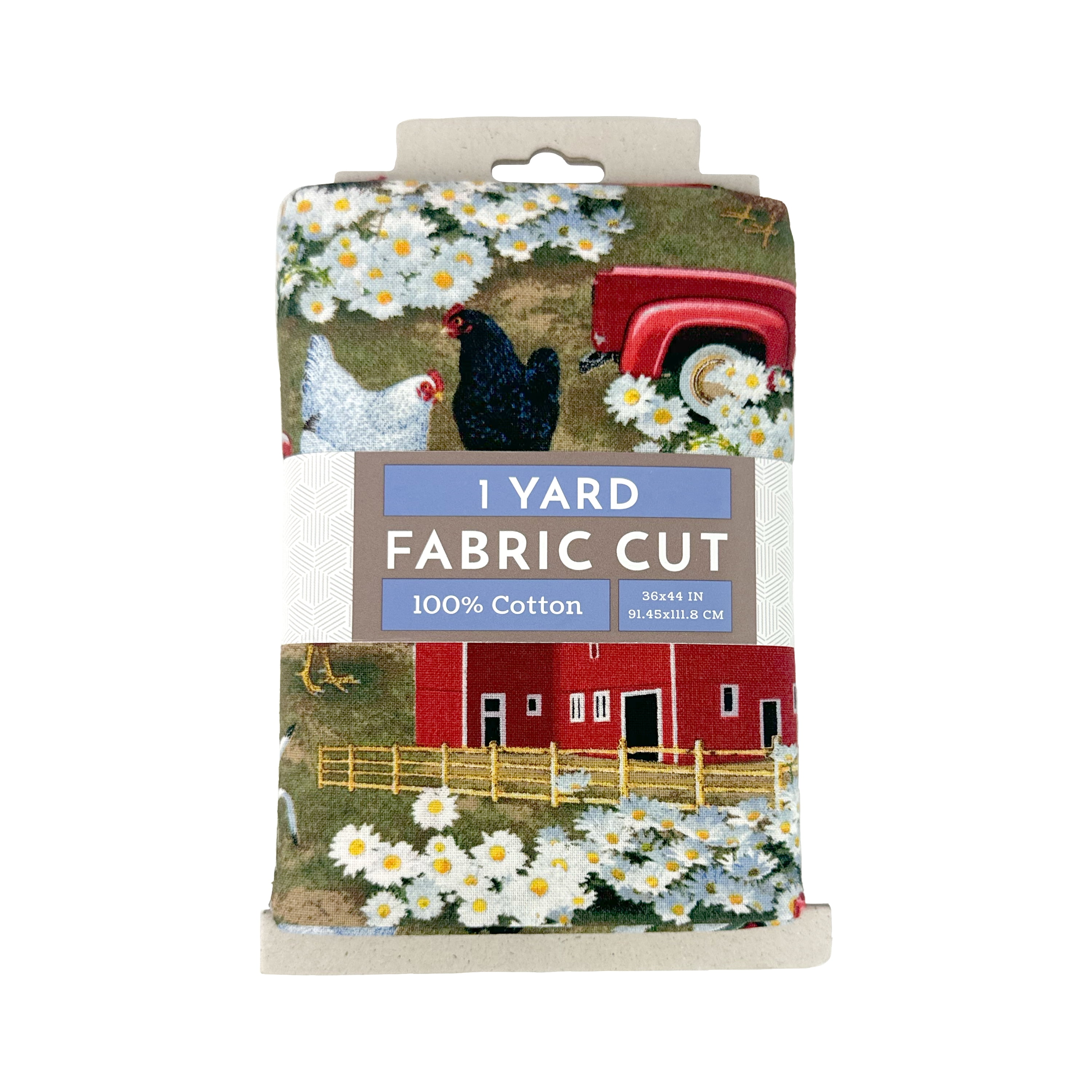 Fabric Cuts BARN RED
