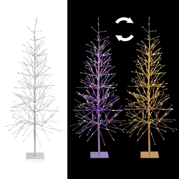 Alpine Corporation CRD152SL-CC Arbre de Noël, Multicolore