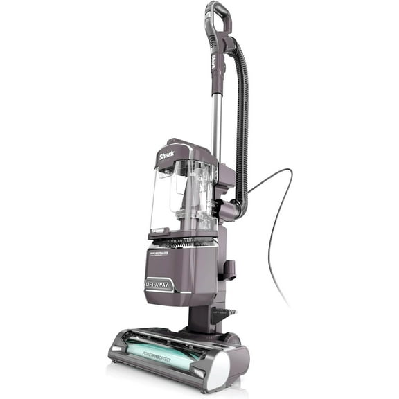 Restored Shark Detect Lift-Away Upright Vacuum with PowerFins Detect Corded Self-Cleaning Brushroll, Anti-Allergen and Odor Neutralizer Technology (QU491QPR-Grey/Purple)(Refurbished)