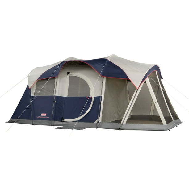 Coleman 6-Person Elite Weathermaster Lighted Cabin Tent with Screen ...