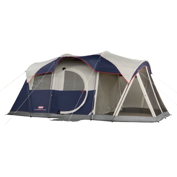 Coleman 6Person Elite Weathermaster Lighted Cabin Tent with Screen