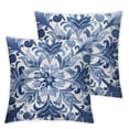 thumbnail image 2 of Acheng Boho Throw Pillow Covers Set of 2Vintage Decorations for Bedroom Sofa Couch Chair Car Square Cushion Covers Throw Pillow Case for Living Room Pillowcase Home Decor Pillows White, 2 of 6