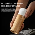 thumbnail image 4 of Huayishang Storage Rack Creative 6-Inch Rubber Wood Manual Pepper Grinder A, Kitchen Essentials Clearance Sale White, 4 of 4