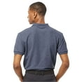 thumbnail image 4 of Tultex Men’s Short Sleeve Sport Pique Polo Shirt, 50/50 Cotton-Polyester, Heather Navy, 1-Pack S-2XL, 4 of 7
