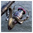 thumbnail image 2 of Metal Spool Fishing Reel Spinning Fish Wheel Cast Fishing Surfcasting Reel Quality Spinning Reel For Carp Fishing Drag 10kg ,Rigid Aluminum Skeletal Frame, 2 of 5