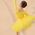 thumbnail image 5 of Sequins Tulle Skirts Bowknot Multi-Layered Tutus for Girls 3-13 Years Birthday Dance Halloween Party Outfits (5 Years, Yellow), 5 of 6