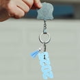 thumbnail image 4 of Raindrops 4Pcs Keychain Pendant Set with Graduation Cap Sky-blue for School Parties Graduation Season Supplies, 4 of 8
