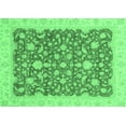 thumbnail image 1 of Ahgly Company Indoor Rectangle Oriental Emerald Green Traditional Area Rugs, 2' x 5', 1 of 4